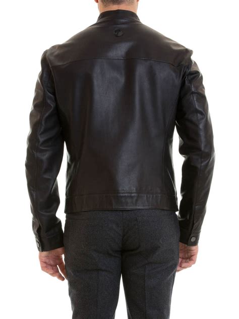 veste versace homme cuir|Vestes et Manteaux de Luxe Homme .